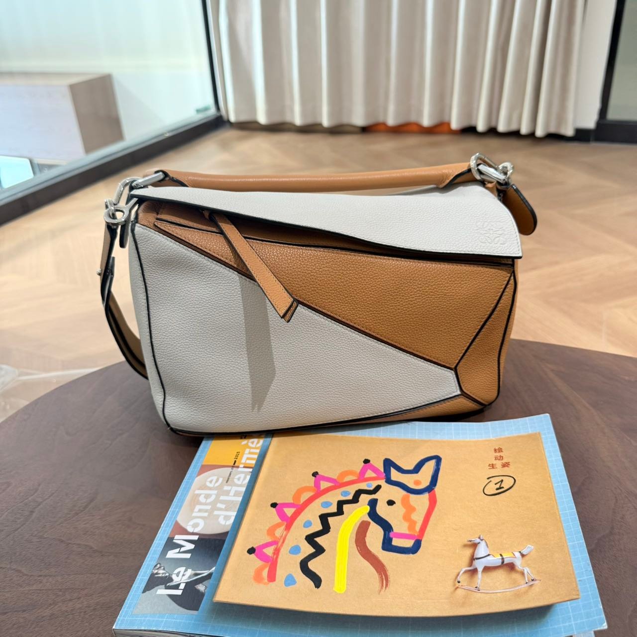3f5ff83e26491d2be371557f5e3f84da Loewe Puzzle classic patchwork handbag - Image 1